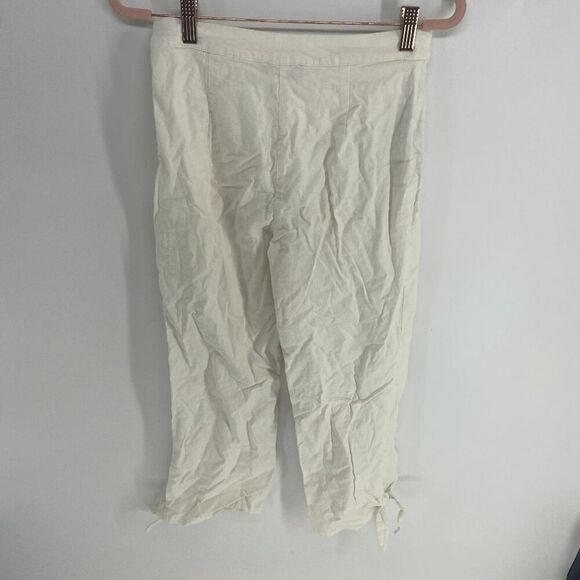Revolve Majorelle Brexley Womens White Preowned Cropped Trouser Pant Small - Picture 4 of 7
